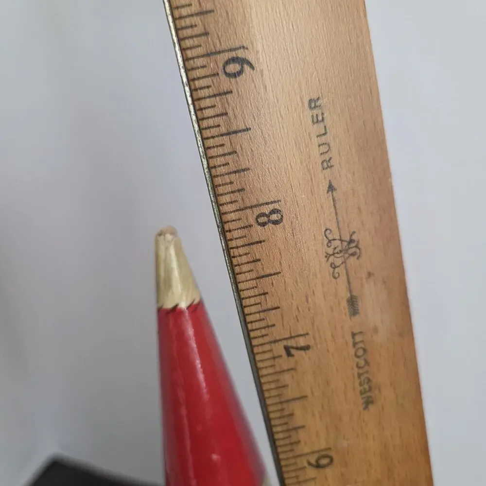 Vintage Nesting Santa Claus Dolls Cone Shape 2 Pc Wooden Carved 8